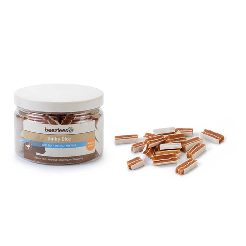 Recompensa pentru pisici Beeztees Dinky Dice 90 g